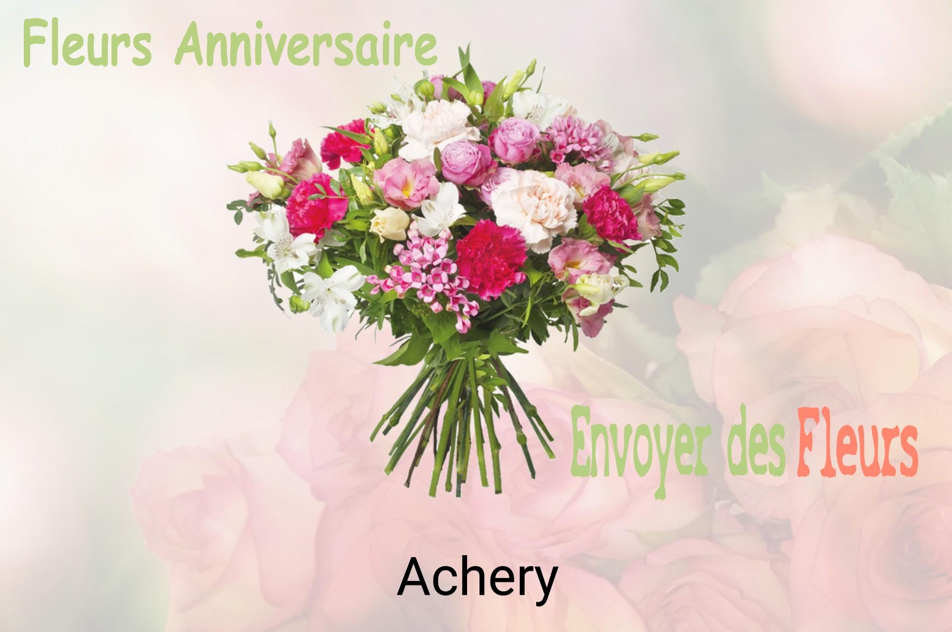 Bouquet de fleurs d’anniversaire livré à Achery